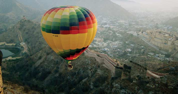 hot air balloon safari jaipur