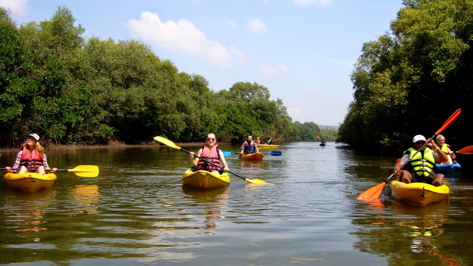 kayaking