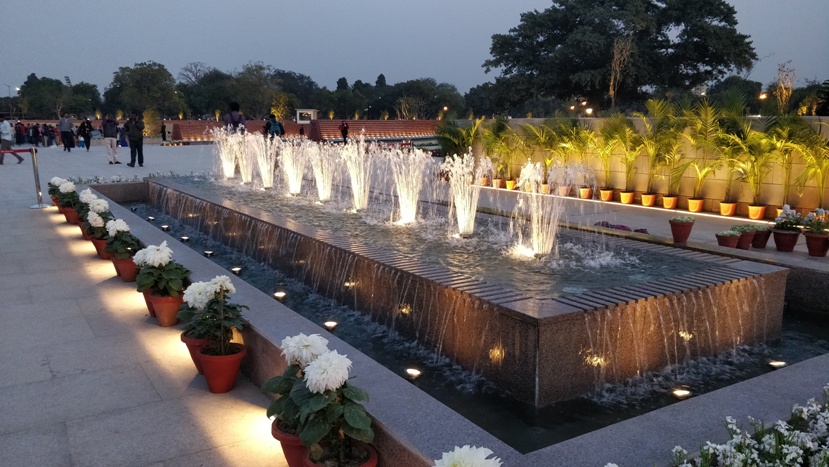 Fountain at National War Memorial, New Delhi