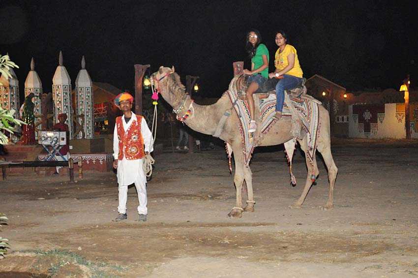 Camel Rides at Chokhi Dhani