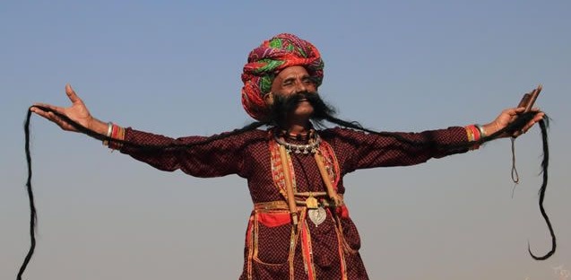 Moustaches competition in Pushkar Fair
