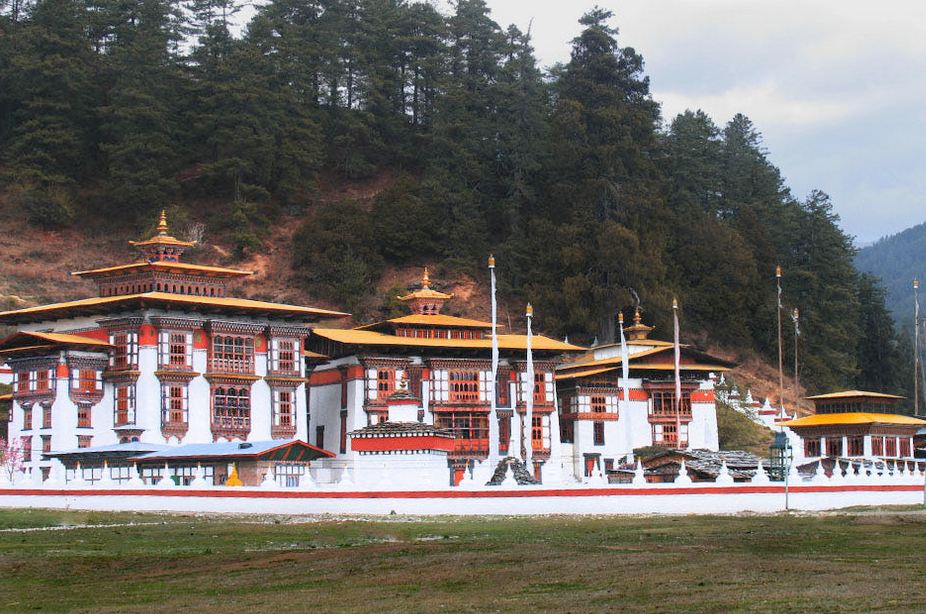 Kurjey Lhakhang in Bumthang, Bhutan