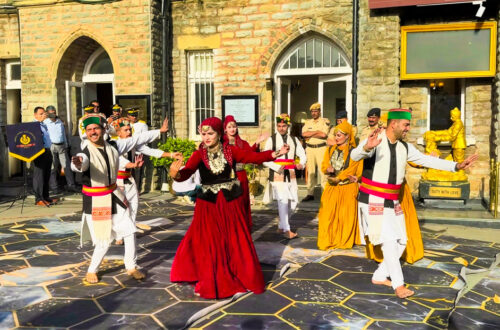 Crowds enjoying cultural performances during Shimla Summer Festival.