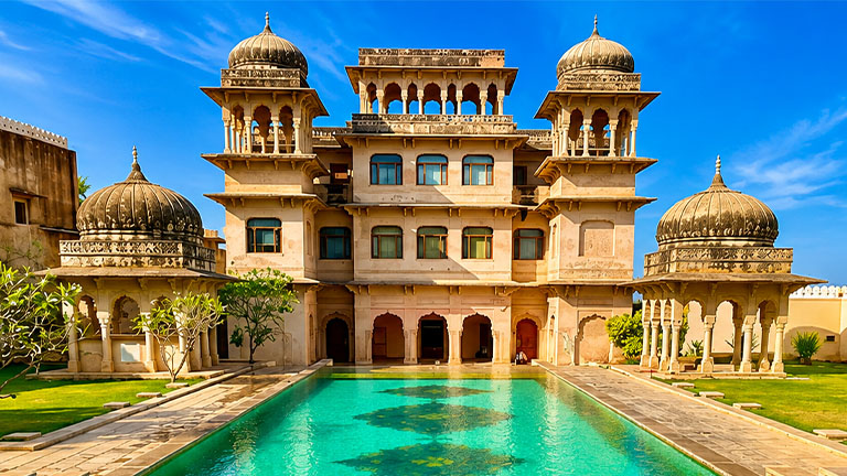 Castle Mandawa in a Mandawa travel guide